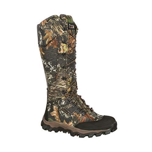Image of ROCKY Men's Camouflage Waterproof Side-zip Snake Boots
