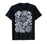 Vintage Fossil Nautilus Graphic Geology Biology Science T-Shirt
