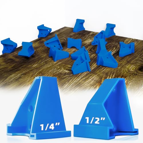 NAACOO Flooring Spacers 20Pack, 1/4'' Gap & 1/2'' Gap, Laminate Wood Flooring Tools &ndash; Use for...