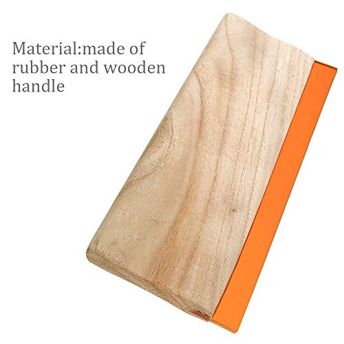 Image of Caydo 3 Sizes Wooden Screen Printing Squeegee, 75 Durometer Ink Scraper
