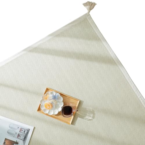 グラムスタイル ラグ カーペット インド綿 100% 洗える 2畳 185×185cm ウレタン入り 床暖房対応 ヘリンボン グリーン