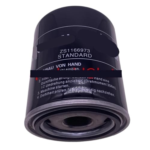 Filtre à huile ZS1166973 de haute précision pour compresseur d'air à vis durable