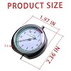 Tire Tread Depth Gauge, Stainless Steel Tire Measure Device Tire Measure Tool, Automotive Tools tire Pointer Monitor, Auto Tyre Depth Tester Tread Depth Indicator for Motorcycle Car