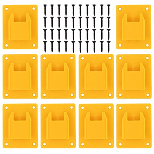 HouYeen Wall Mount Tool Bracket Hanger Storage for Dewalt 18V Power Electric Tool Van Drill Driver Li-Ion Battery Dock Holder