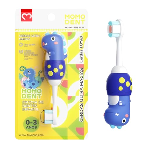 MOMODENT Escova de Dentes Infantil para 0-3 Anos, Bebe 1 Unidade,...