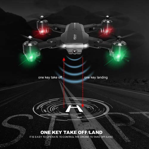 HaiMa Fq35 Wifi Fpv Foldable Rc Quadcopter Drone Con 720P Camera Altitude Hover - Deep Blue China