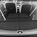 KARPAL Floor Mats for 2021-2026 Kia Sorento 6&7 Seats (Not Fit Hybrid & PHEV), TPE All Weather Custom Fit Floor Liners Car Mats Kia Sorento Accessories, 1st & 2nd & 3rd Row & Trunk Mat