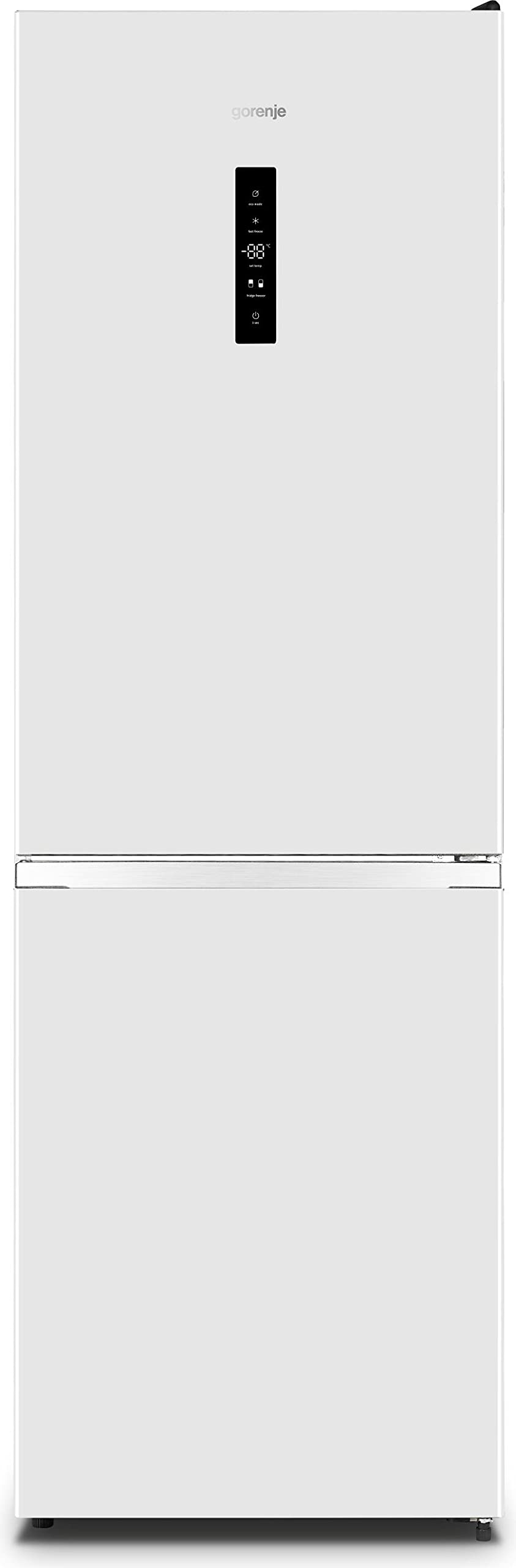 Gorenje N 619EAW4 - Frigorifero congelatore, display LED, 186 cm, 300 l, NoFrostPLus, scomparto per verdure con regolatore di umidità, FastFreeze, bianco
