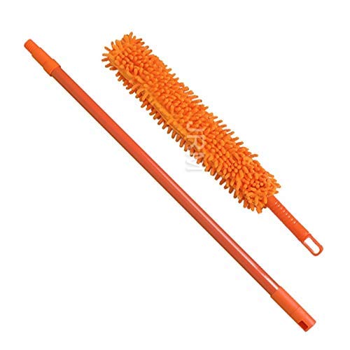 Cleaning Tools - Flexible Microfiber Cleaning Duster Brush, Feather Magic Dust Cleaner with Extendable Rod, Foldable, Quick and Easy Cleaning Orange (B0CK5P8V9G) Amazon Price History, Amazon Price Tracker