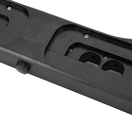 Almohada ajustable para reposacabezas de auto cuero negro miniatura 3