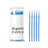 Hbxdeco 100PCS Touch Up Paint Brushes, 1.5mm Disposable Micro Applicators for...