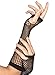 Smiffys Damen Lange Netz Handschuhe, Fingerlos, One Size, Schwarz, 34872