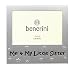 benerini Me and My Little Sister - Photo Picture Frame Gift -Will take a Photo of 5 x 3.5 Inches (13 x 9 cm) - Brushed Aluminium Satin Silver Color.