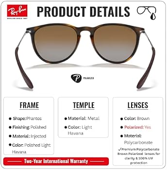 Ray-Ban RB4171 ERIKA CLASSIC Óculos de sol femininos em forma de