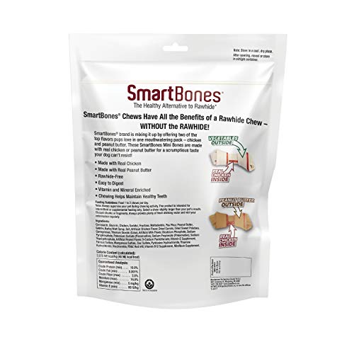 smartbones peanut butter 32 mini