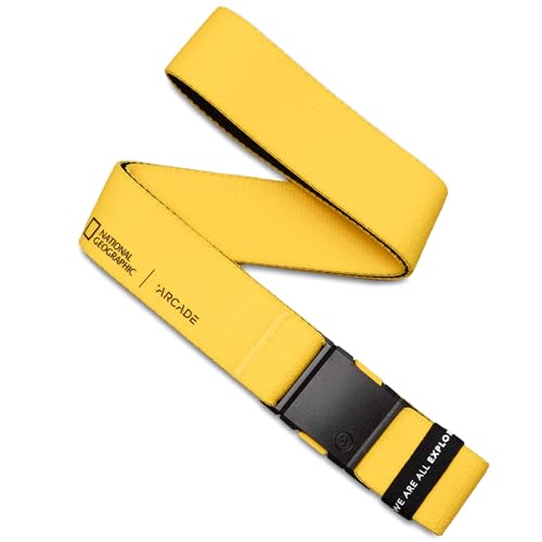 Image of Arcade Belts A2 National Geographic Unisex Adventure Belt, Heavy Duty Stretch, Metal Free Buckle