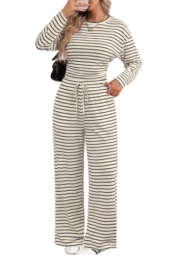 JUICICI 2 Piece Sets for Women Lounge Wide Leg Fall Outfits Winter Clothing - image 4