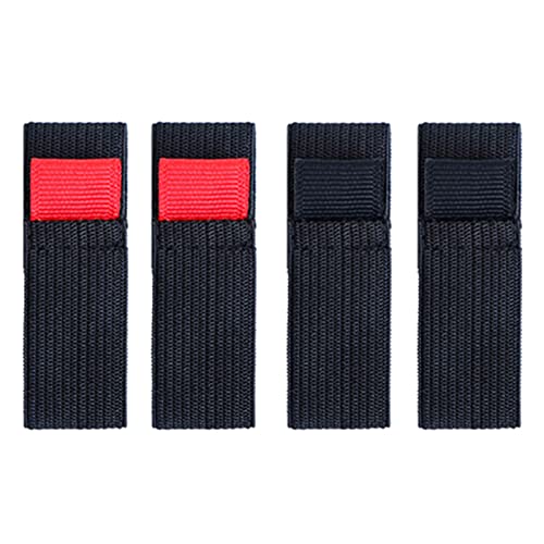 DGFJY 4Pcs Fishing Spool Belt Nylon Elastic Fishing Spool Belt Reel Protections Belt Band Reel Accessory Outdoor Fishing Tool Fishing Reel Protectors Fishing Spool Belt Fishing Reel Belt Fishing Reel