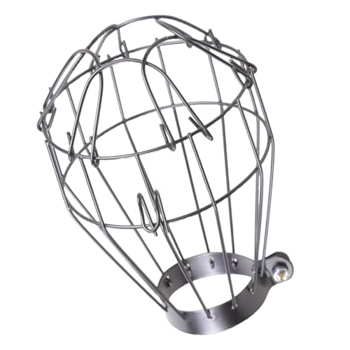 Protector de pantalla de hierro inastillable para iluminación de fábrica, diseño de ventilación, fácil instalación, pantalla de reticulación industrial