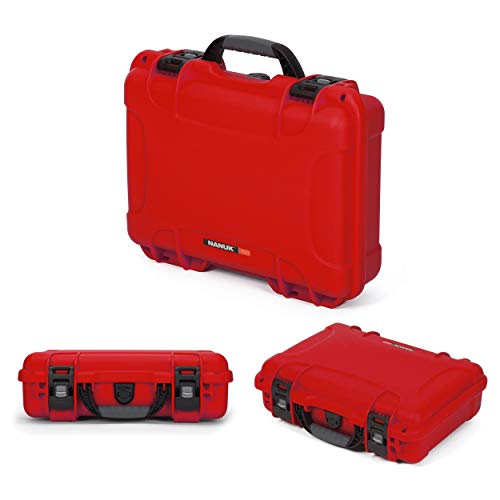 Nanuk 910 Waterproof Hard Case With Foam Insert - Red (910-1009) #TOP2