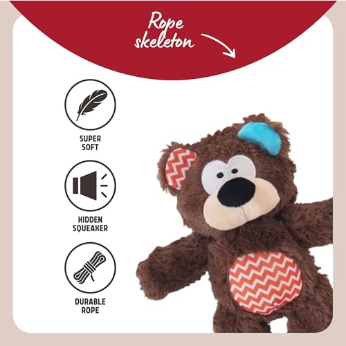 Peluche avec corde centrale Rosewood jouet multifonctions interactif - 4