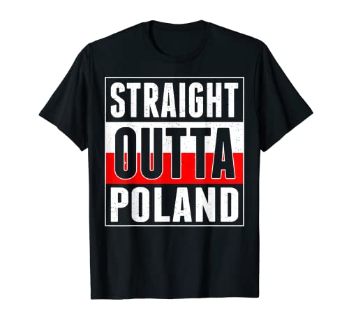 Camiseta Straight Outta Poland Camiseta