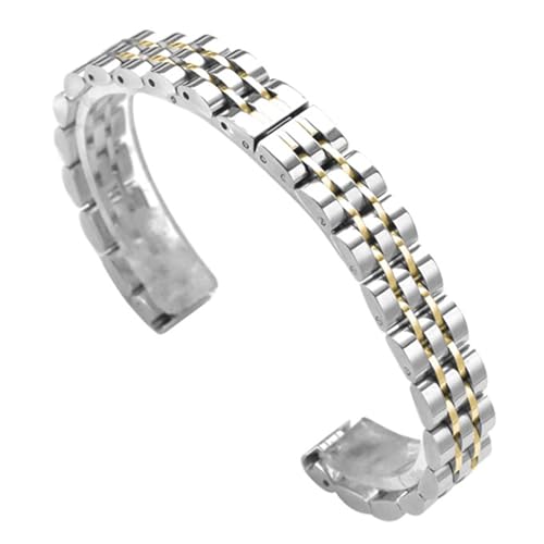 Bracelet de montre en acier inoxydable 10mm rechange universel mixte