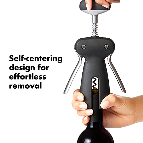 OXO SteeL Winged Corkscrew with Removable Foil Cutter, INOXO.3113400ML - Thumbnail 6
