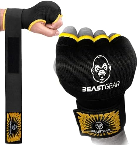 Beast Gear Guantes Boxeo Gel – Manoplas Boxeo Deportes de Combate...