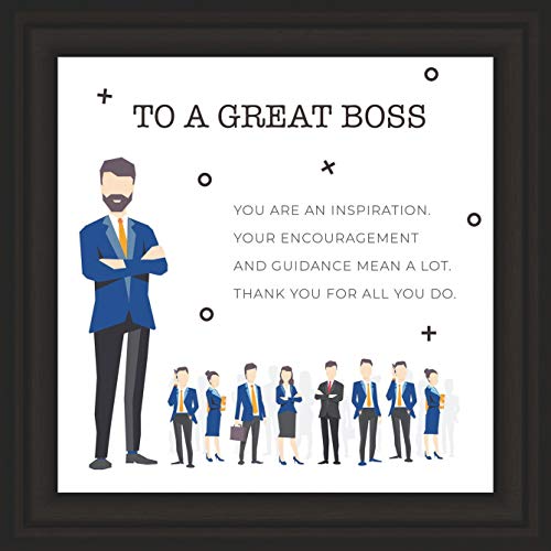 Gifts for managers | Unique 7x7 Tile Artwork for Male or Female Managers | Perfect Boss Lady Gift | Great Appreciation Present for Boss | Special Art Print for Bosses | Ideal Office Decor
