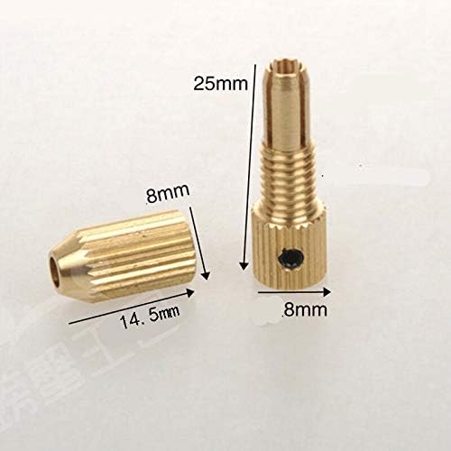 Replacement Part For 3pcs Multi-size Brass Drill Tool/Mini Drill Chuck/hand Drill Clip/diy Accessories/technology Model Parts/baby For Child - (Color: E)