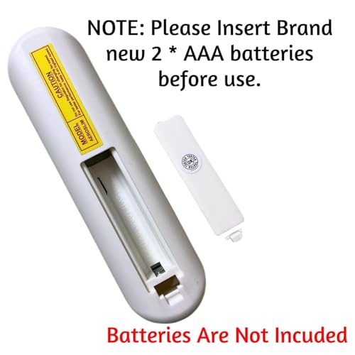 Image of Orient Ceiling Fan Remote Control with Sleep Timer, Speed Adjustment, Wireless Operation, White