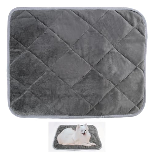Wafuesh Coussin Auto-Chauffant pour Chiens et Chats - Tapis Chauffant en Peluche Lavable, Anti-Dérapant, Doux et Écologique, Lit Thermique Extra-Chaud pour...