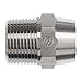 Brennan Industries 5316-08-SS 316 Stainless Steel Weld-On Tube Fitting, 1/2"-14 NPTF Thread, 1/2" Male NPTF x 1/2" Butt Weld
