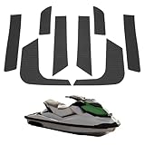 KUAFU Traction Mat Kit Compatible with 1993-1999 Seadoo XP/SPI/SP/SPX Floor Mats Foot Pads Jet Ski Durable Black EVA Plastic