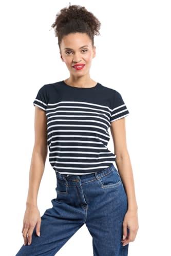 Bestel Armor Lux T-shirts Marinière ''Cap Coz'' Femme dames blauw