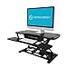 VERSADESK® PowerPro 36” x 24” Standing Desk Converter | 7.75” - 23.5” Electric Height Adjustable Sit to Stand Desk Riser w/Keyboard Tray & USB Hub - Ergonomic Workstation for Home & Office, Black