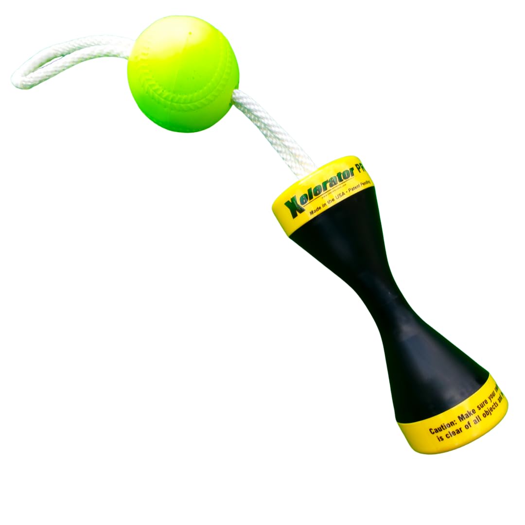 Xelerator The Original Pro Fastpitch Softball Pitching Trainer and Warm Up Tool with 12 Inch Foam Ball – Economy Model