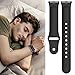 Z.DuDuZAZA Super Soft Bands Compatible for Huawei Band 8 9 10 Straps Replacement Perfectly for Huawei Band8/9/10 Wristband Change with Metal Connecting Adapters (black,starlight,pink)