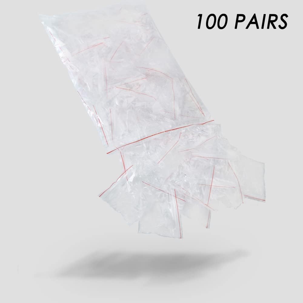 100 Pairs Eyeglasses Ear Grips, Ear Hooks For Glasses Anti Slip Eyeglass Ear Cushions Eyeglasses Stoppers Temple Tips For Eyeglasses, Sunglasses, Reading Glasses (Medium)