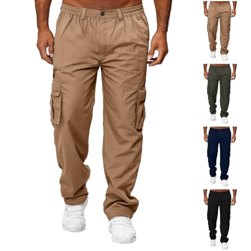Cargo Pants for Men Baggy Lightweight Outdoor Work Pants with Pockets Mencomfy Stretch Waterproof Hiking Jogger Pants