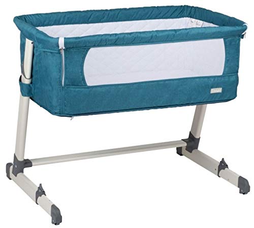 Babygo Together Turquoise Wieg aan Bed 460-3