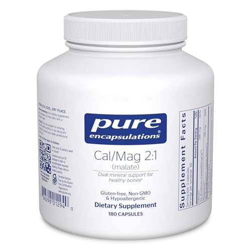 Pure Encapsulations Cal/Mag (Malate) 2:1 - Calcium & Magnesium (Malate) - Bone Health Supplement* -...