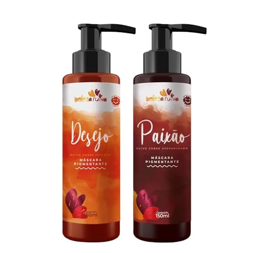 Kit Beleza Ruiva Tonalizante Desejo e Paixão