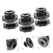 MUCKLILY 1set -bulk Fittings for Water Tank and Aquarium Connections Easy Installation Seal Gasket for Rain and Sinks
