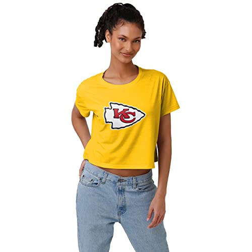 Camisa para mujer con diseño crop top de la NFL para lucir en el estadio
