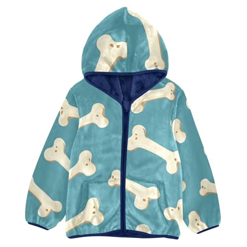 Pet Bone Girls Fleece Jacket Girls Fall Jacket Girls Zip Up Hoodie Girls Sherpa Jacket 2-10T