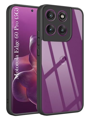 Image of Jkobi Ultra-Hybrid Back Cover Case for Motorola Moto Edge 60 Pro (Lifetime Anti Yellow | Anti Scratch | Crystal Clear Shockproof)