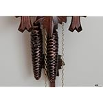 German Cuckoo Clock 8-day-movement Carved-Style 12.00 inch - Authentic black forest cuckoo clock by Hekas - Image 4