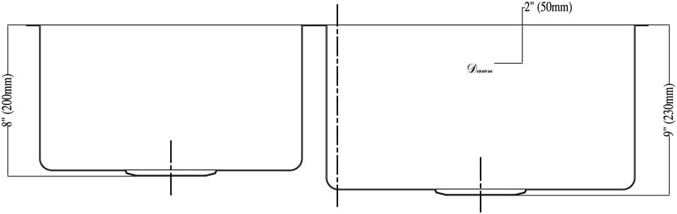 Up To 60% OFF Dawn SRU301616L Undermount Small Corner Radius Double Bowl Sink, Polished Satin 70% Off Discount Dawn SRU301616L Undermount Small Corner Radius Double Bowl Sink, Polished Satin